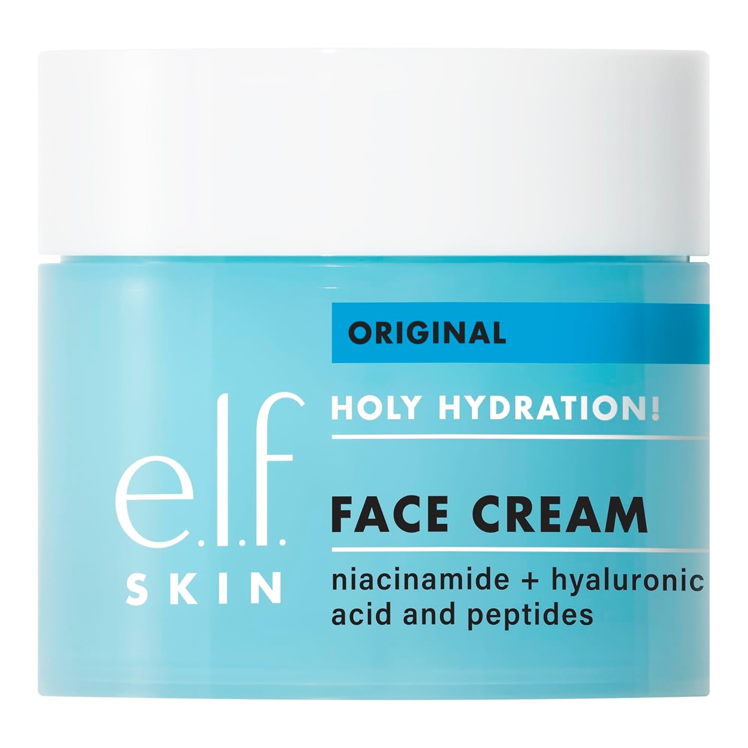 e.l.f. SKIN Holy Hydration! Face Cream, Moisturizer For Nourishing & Plumping Skin, Infused With Hyaluronic Acid, Vegan & Cruelty-Free, 1.8 Oz-0