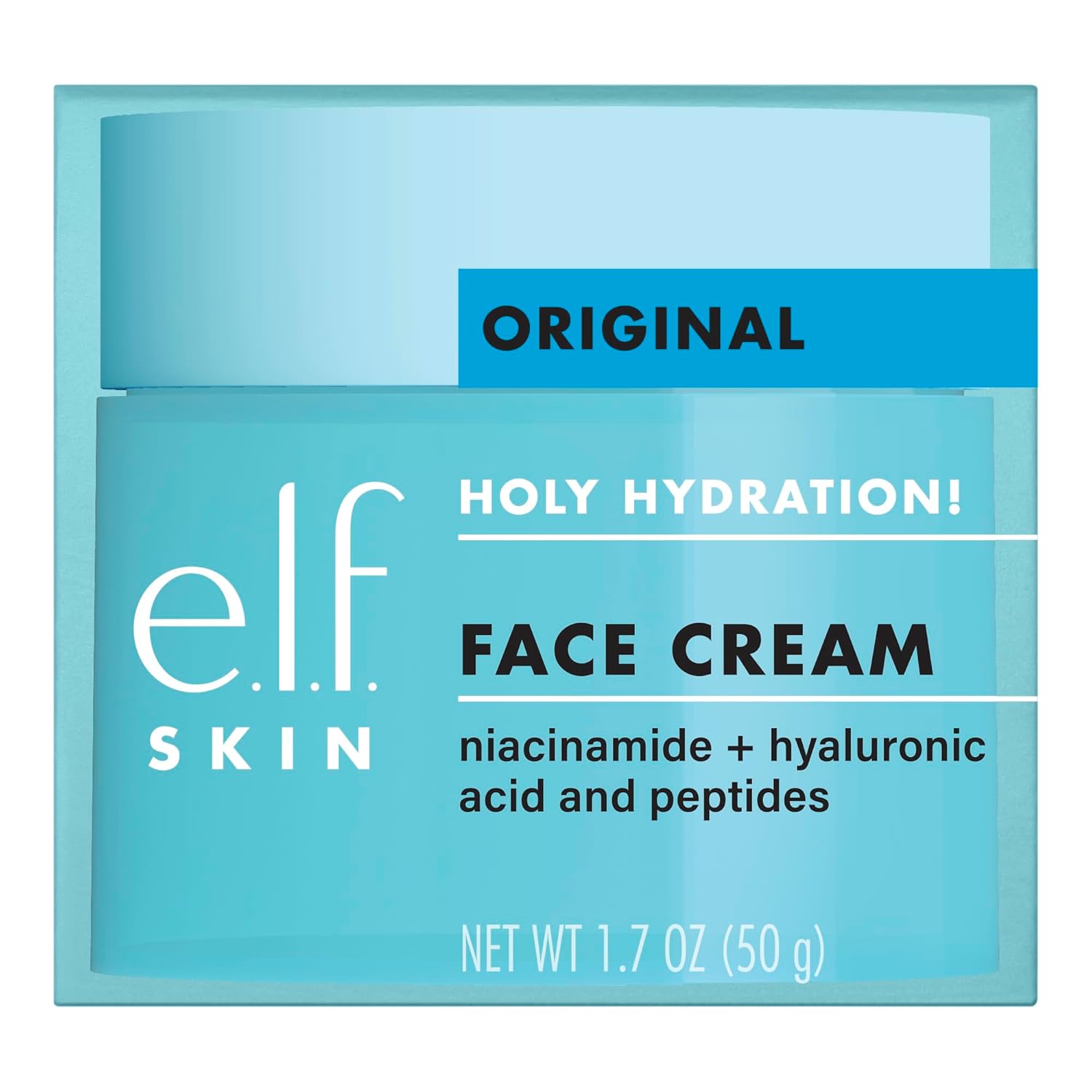 e.l.f. SKIN Holy Hydration! Face Cream, Moisturizer For Nourishing & Plumping Skin, Infused With Hyaluronic Acid, Vegan & Cruelty-Free, 1.8 Oz-4