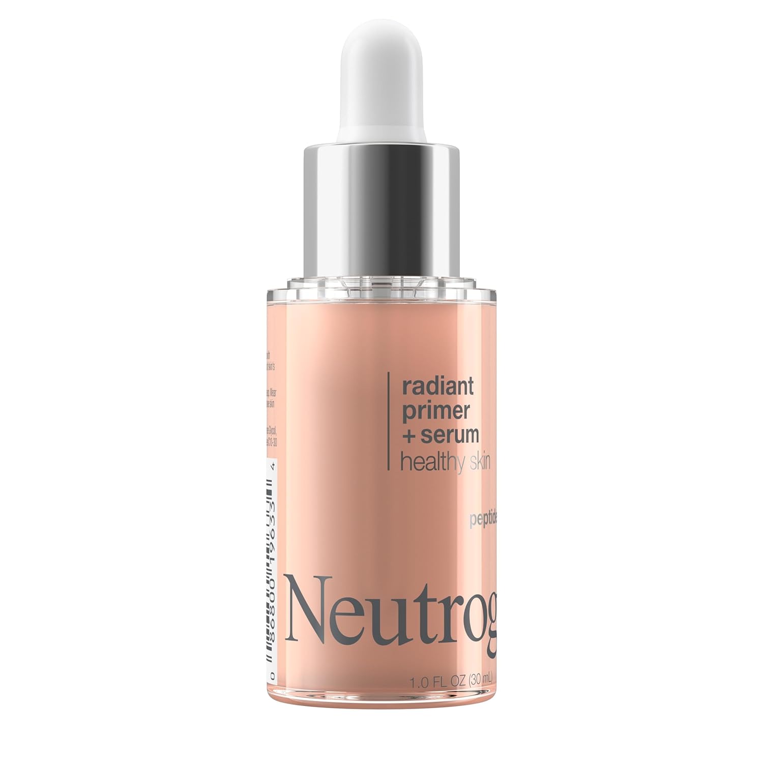 Neutrogena Healthy Skin Radiant Booster Primer & Serum, Skin-Evening Serum-to-Primer with Peptides & Pearl Pigments, Evens the Look of Skin's Tone & Smooths Texture, 1.0 fl. oz-1