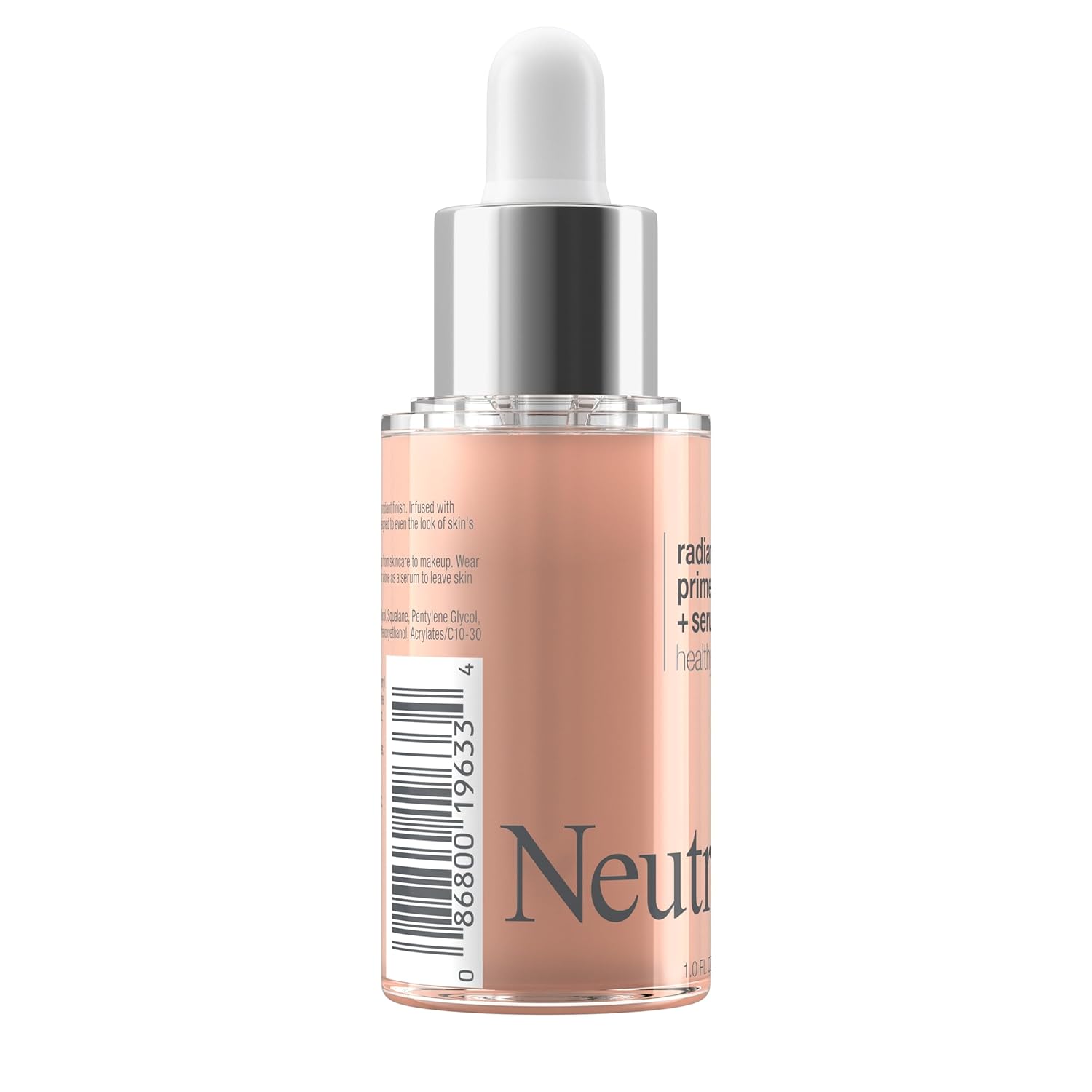 Neutrogena Healthy Skin Radiant Booster Primer & Serum, Skin-Evening Serum-to-Primer with Peptides & Pearl Pigments, Evens the Look of Skin's Tone & Smooths Texture, 1.0 fl. oz-3