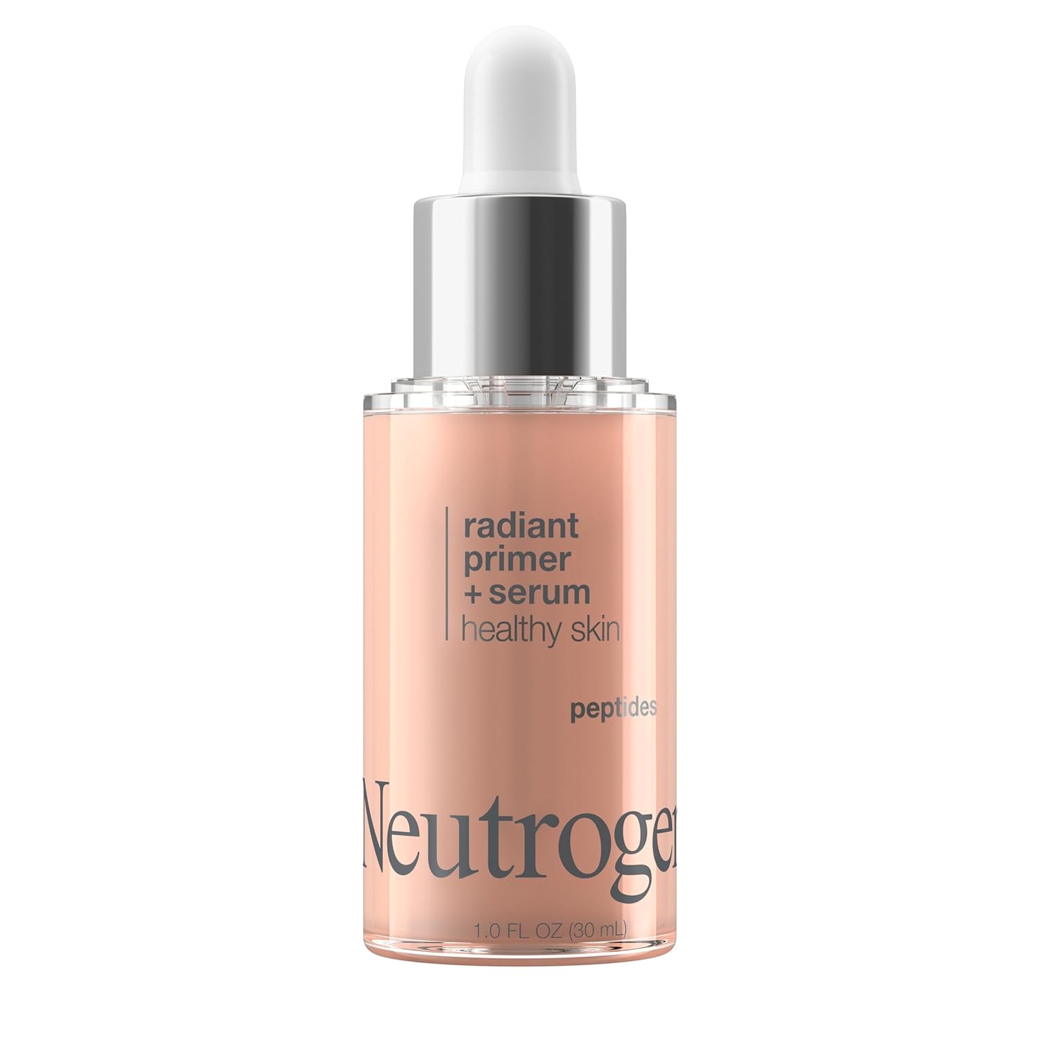 Neutrogena Healthy Skin Radiant Booster Primer & Serum, Skin-Evening Serum-to-Primer with Peptides & Pearl Pigments, Evens the Look of Skin's Tone & Smooths Texture, 1.0 fl. oz-4