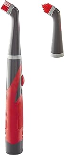 Rubbermaid Reveal Power Scrubber with Multi-Purpose & Grout Head, Cordless Electric Battery Powered Scrub Brush, Water Resistant, for Home/Kitchen/Bathroom/Grout/Tile/Shower/Tub