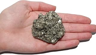 Large Pyrite Chunk Fools Gold Specimen- Iron Pyrite Raw Crystal Stones - Healing Crystals - Raw Natural Rough Stones - Crystal Healing Stones