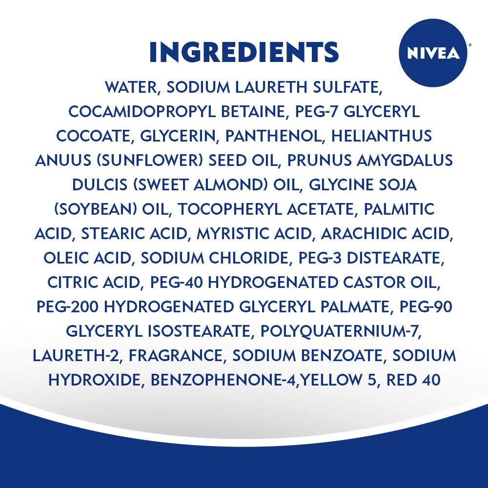 NIVEA Refreshing White Peach and Jasmine Body Wash, Scented Body Wash with Nourishing Serum, Plant-Derived Oils, Essential Skin Lipids and Vitamins, 20 Fl Oz Bottle-6