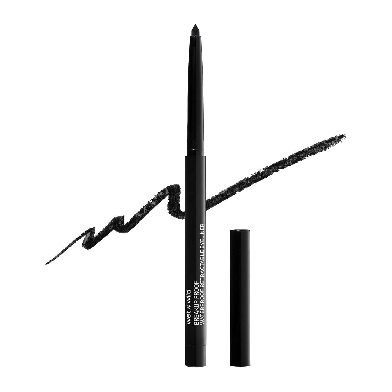 wet n wild Mega Last Breakup Proof Eyeliner, Quick Drying, Waterproof, 16-Hour Wear - Cruelty-Free & Vegan - Blackest Black-0