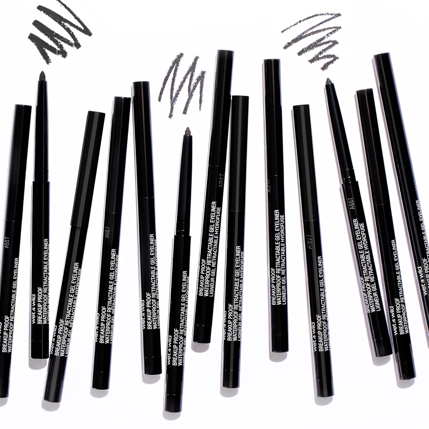 wet n wild Mega Last Breakup Proof Eyeliner, Quick Drying, Waterproof, 16-Hour Wear - Cruelty-Free & Vegan - Blackest Black-8