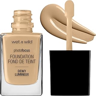 wet n wild Photo Focus Dewy Liquid Foundation Makeup, Bronze Beige