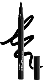 wet n wild Mega Last Breakup Proof Liquid Eyeliner - Ultra-Fine Brush, Waterproof, 16-Hour Long-Lasting Wear- Cruelty-Free & Vegan - Black