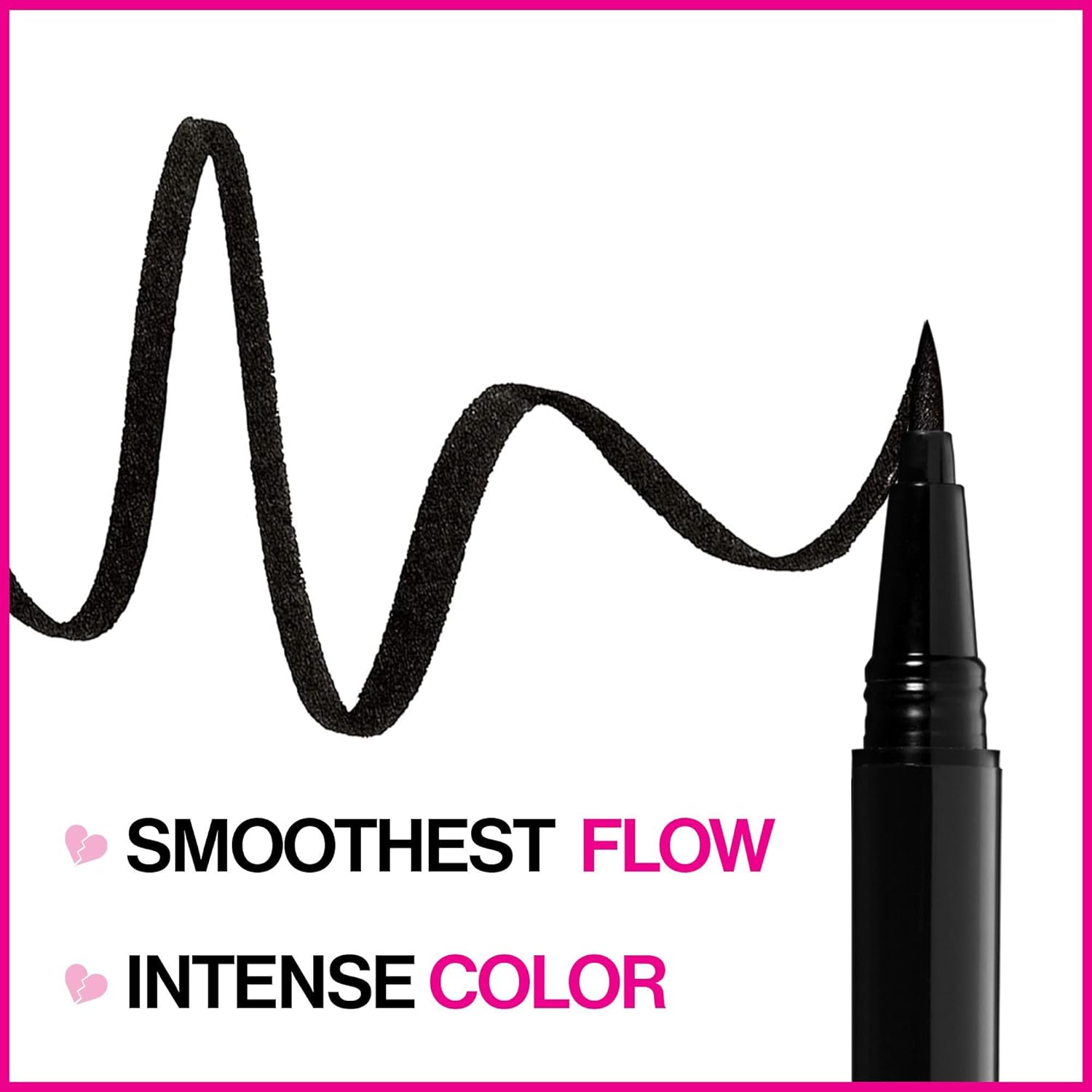 wet n wild Mega Last Breakup Proof Liquid Eyeliner - Ultra-Fine Brush, Waterproof, 16-Hour Long-Lasting Wear- Cruelty-Free & Vegan - Black-21