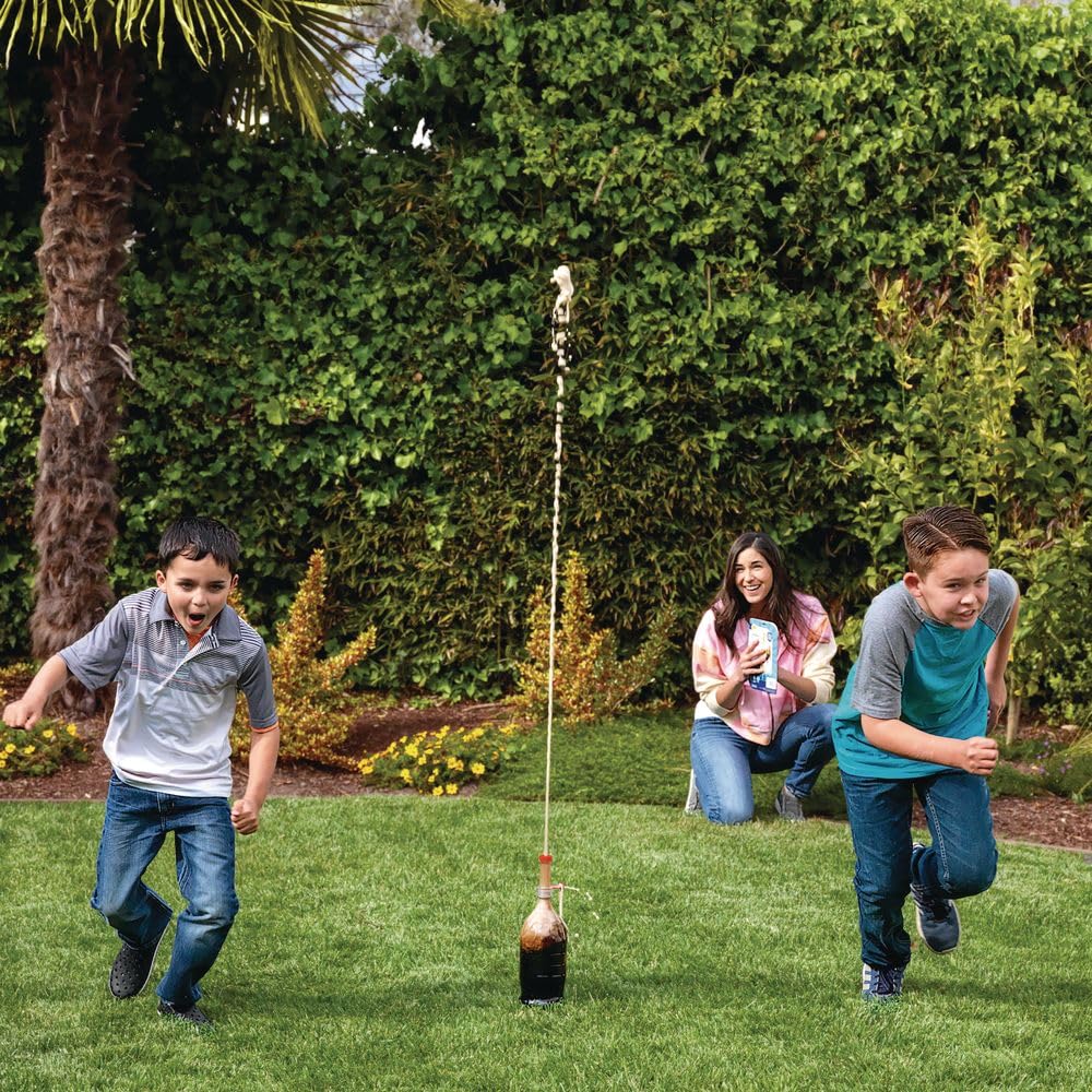 Steve Spangler Science Extreme Geyser Tube - Science Kit for Kids - Mentos & Soda Lab Experiment - Includes Tube, Candy, & Unique Spray Caps - Chemistry Magic - Classroom STEM Project-3