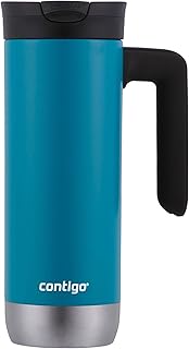 Contigo Superior 2.0 Stainless Steel Travel Mug with Handle with SNAPSEAL Lid, 20oz., Juniper