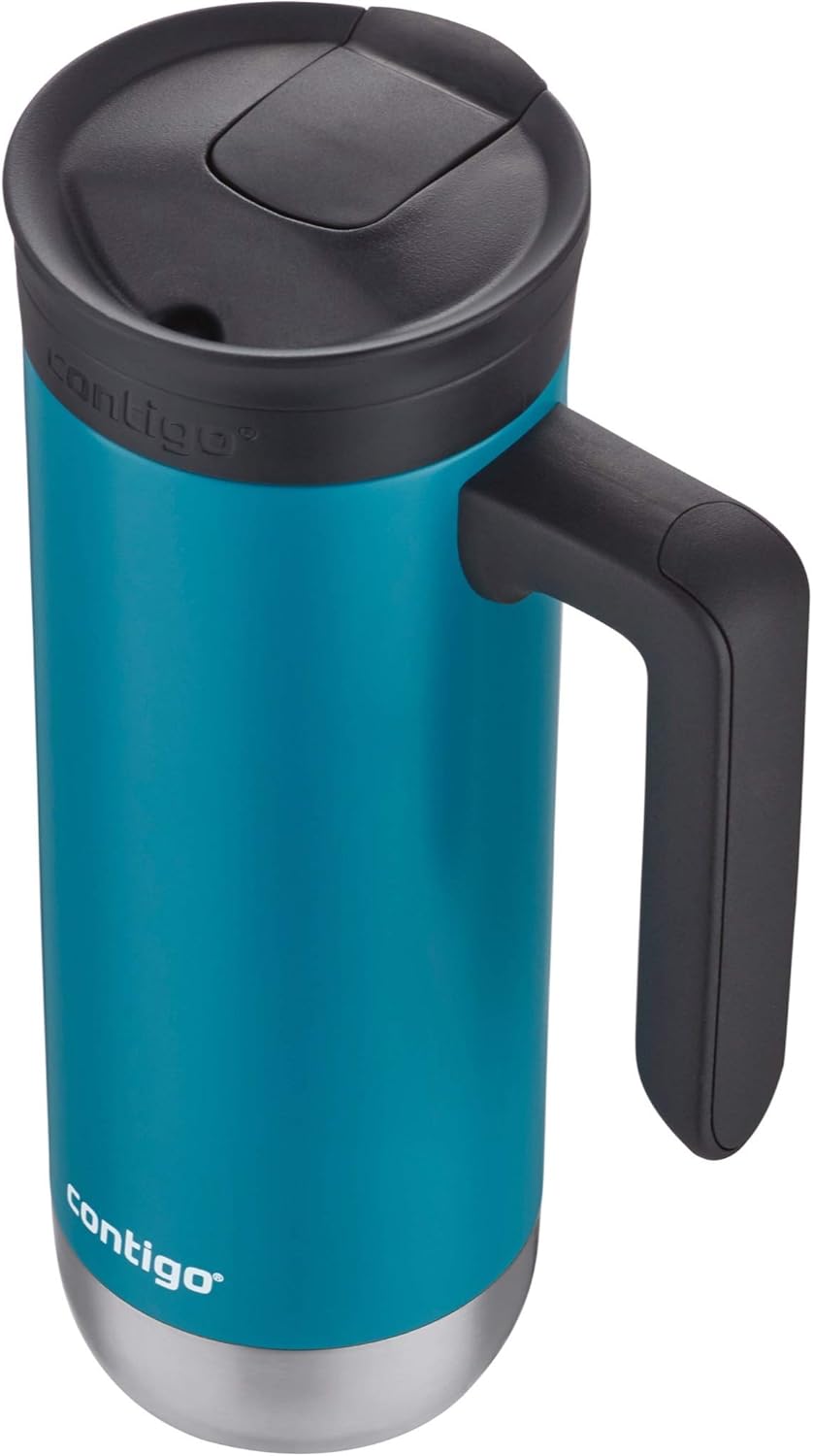 Contigo Superior 2.0 Stainless Steel Travel Mug with Handle with SNAPSEAL Lid, 20oz., Juniper-2