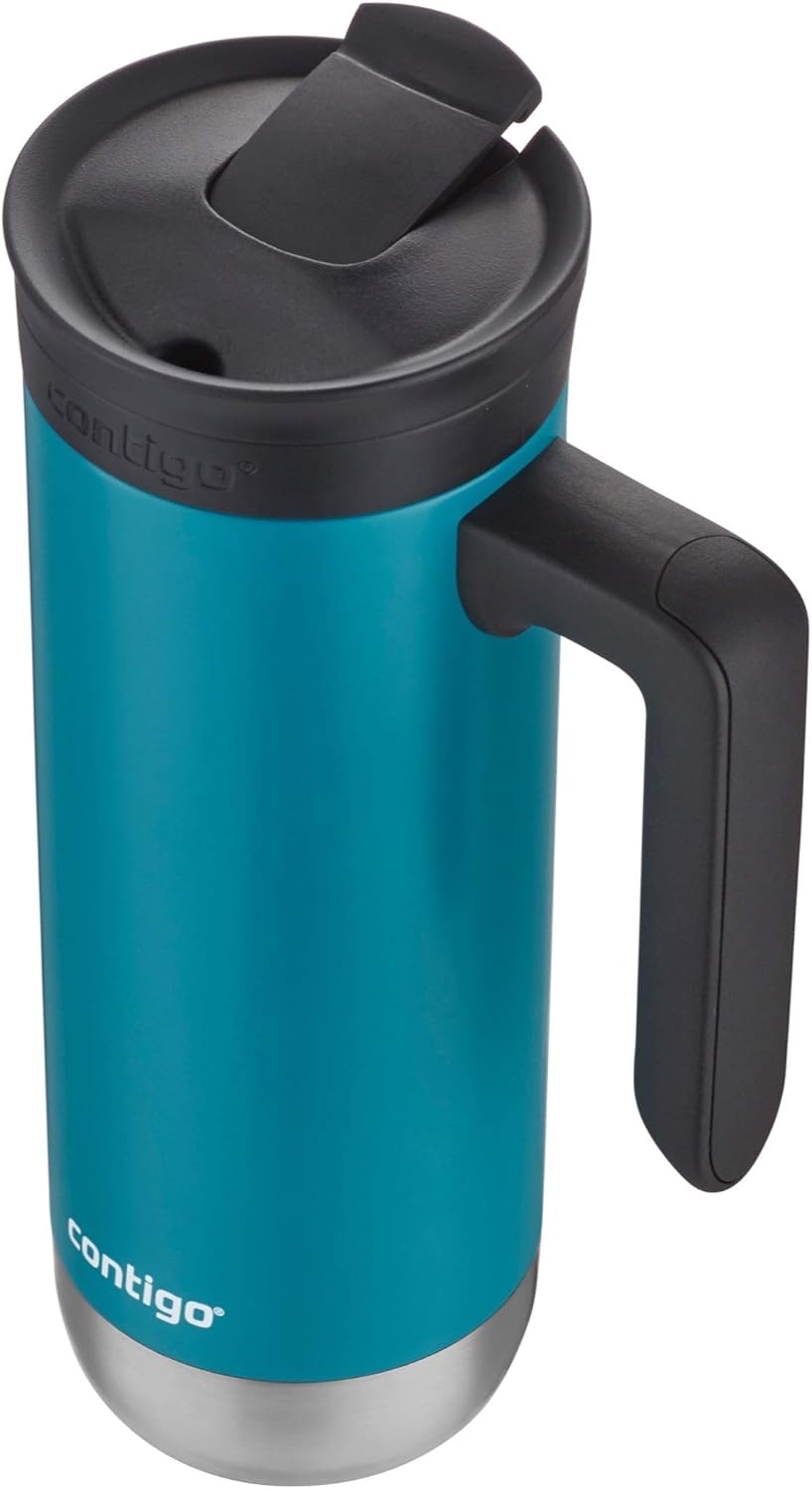 Contigo Superior 2.0 Stainless Steel Travel Mug with Handle with SNAPSEAL Lid, 20oz., Juniper-3