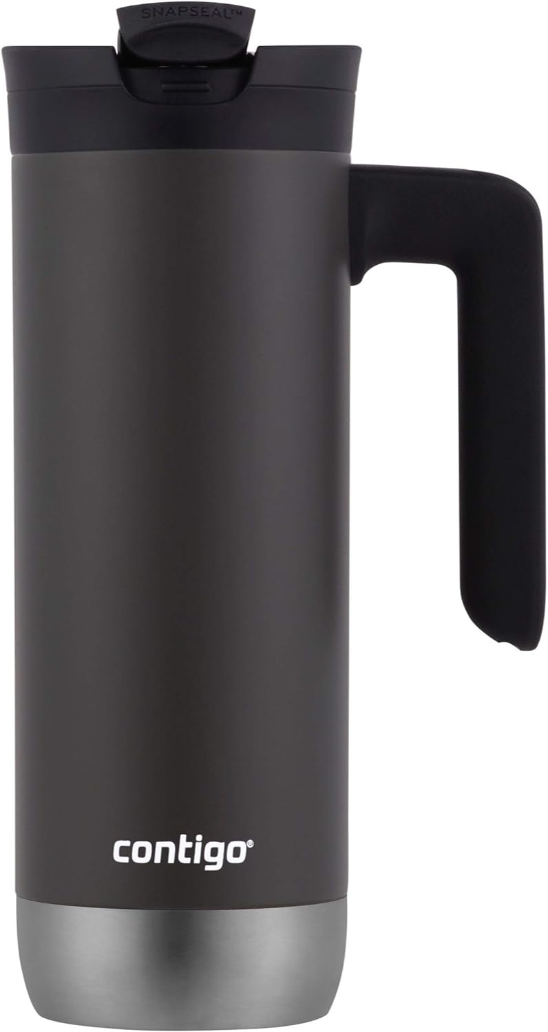 Contigo Superior 2.0 Stainless Steel Travel Mug with Handle with SNAPSEAL Lid, 20oz.-1