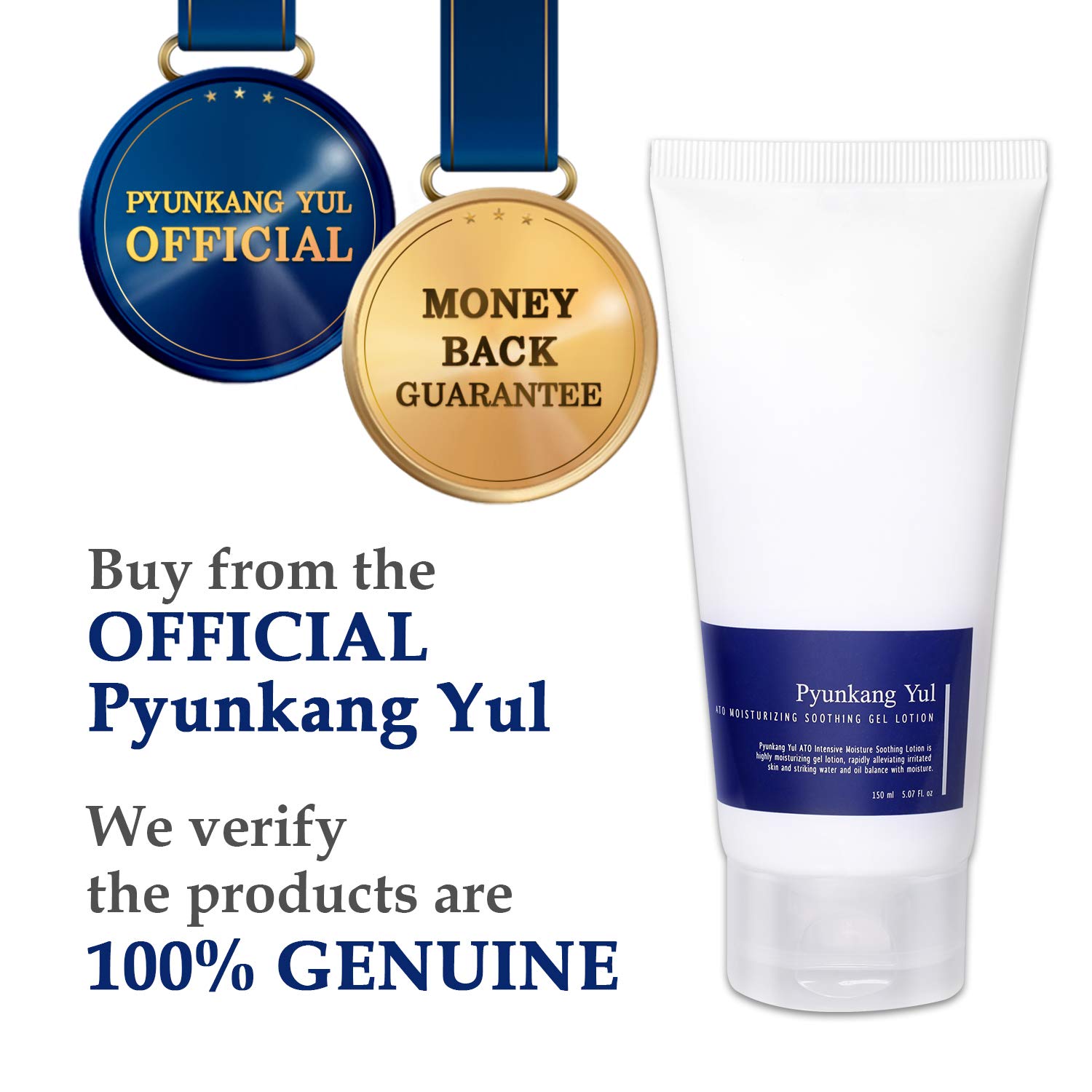 Pyunkang Yul ATO Deep Moisturizing Soothing Gel Lotion - Baby Gel Moisturizer Soothes Irritated Baby Skin, Natural Ingredients Hyaluronic Acids, Ceramide Lotion, Making Moisture Barrier 5.07 Fl Oz-2