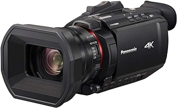 Panasonic X1500 4K Professional Camcorder with 24X Optical Zoom, WiFi HD Live Streaming, HC-X1500 (USA Black)