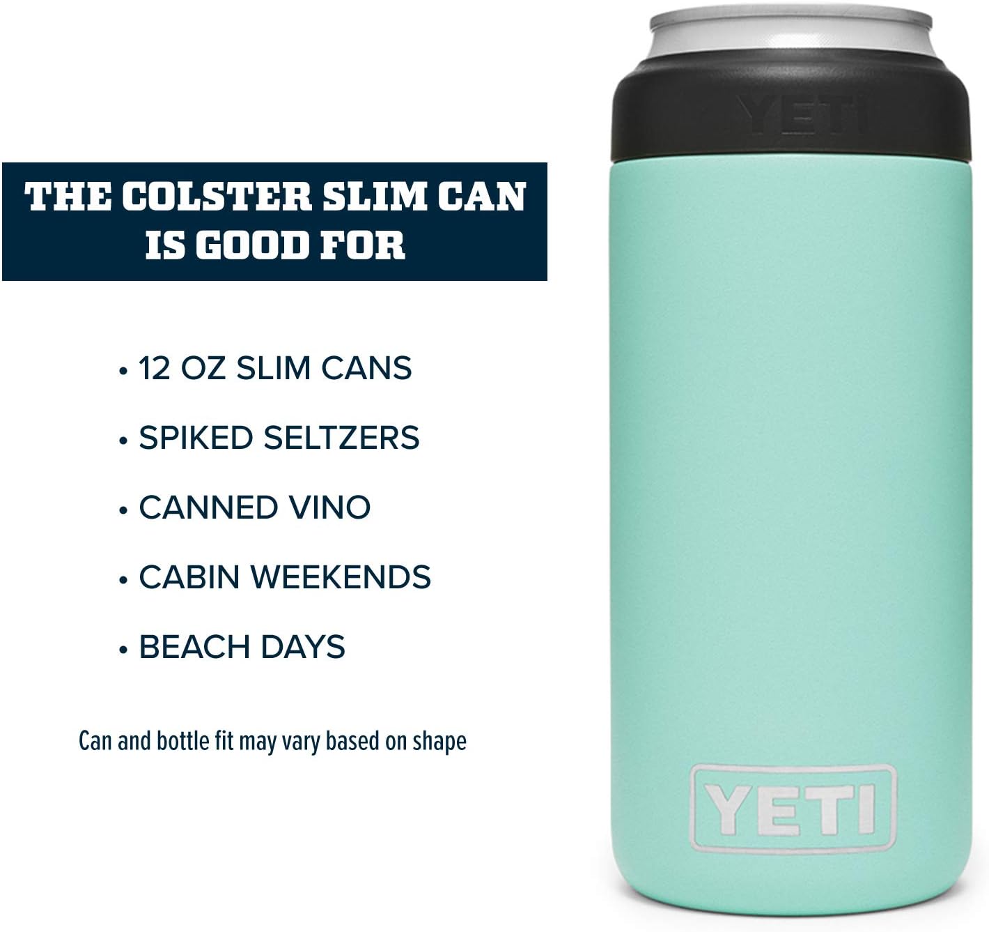 YETI Slim Seafoam Rambler Colster Can Insulator, 1 EA-3