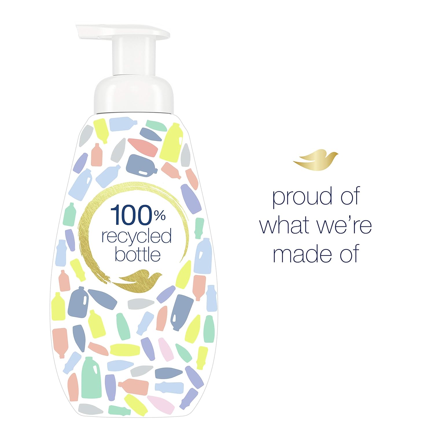 Dove Instant Foaming Body Wash 4 Count for Softer and Smoother Skin Sensitive Skin Effectively Washes Away Bacteria While Nourishing Your Skin 13.5 oz-5