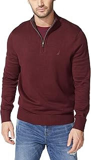 Nautica Men's Quarter-Zip Sweater