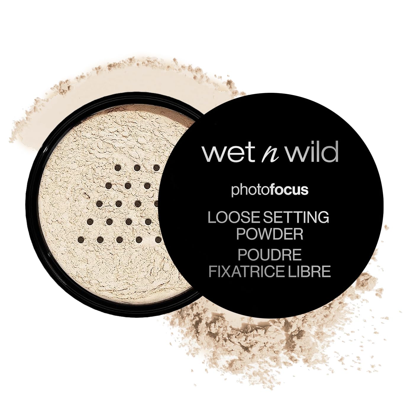 wet n wild Photo Focus Loose Baking Setting Powder, Highlighter Makeup, Fair to Medium & Tan Skin Tones, Translucent-0