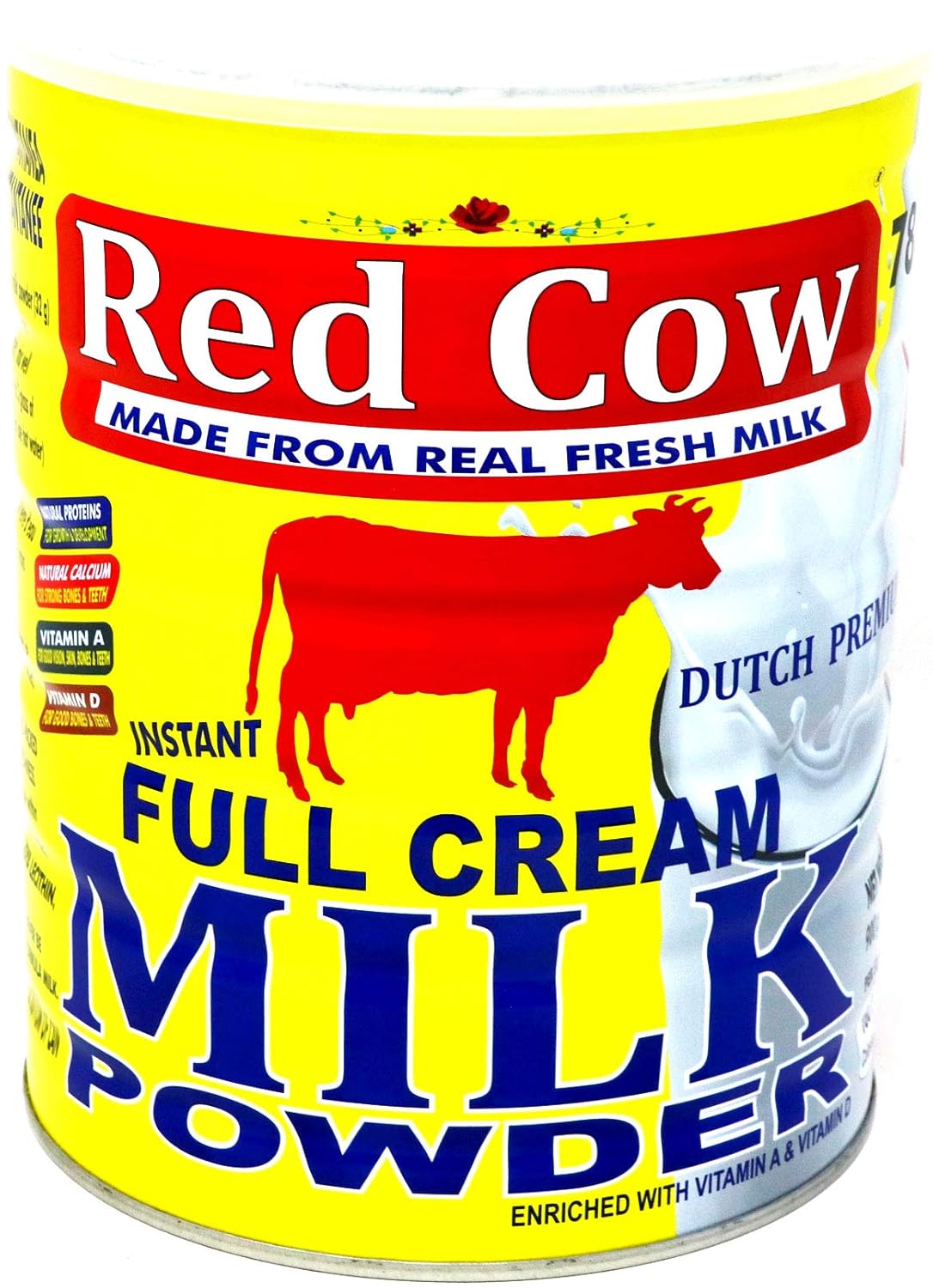 Red Cow Full Cream Milk Powder 900g, Made from Fresh Milk, Dutch Premium, Product of Netherlands-0