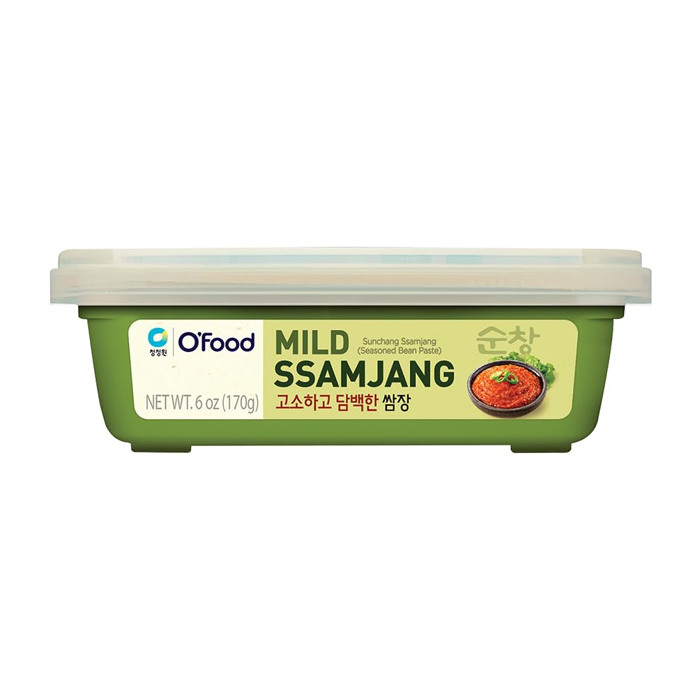 O'food Chung Jung One Korean Mild Ssamjang, Korean Traditional Sunchang Seasoned Soybean Paste, (170g)-0