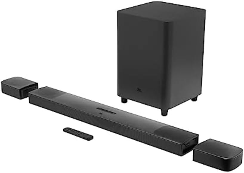 JBL Bar 9.1 - Channel Soundbar System with Surround Speakers and Dolby Atmos, Black-0