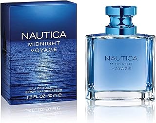 Nautica Midnight Voyage Eau de Toilette, Vegan Formula, Eau de Toilette Spray, Spicy Scent of Pink Pepper and Mesmerizing Amber, 1.6oz