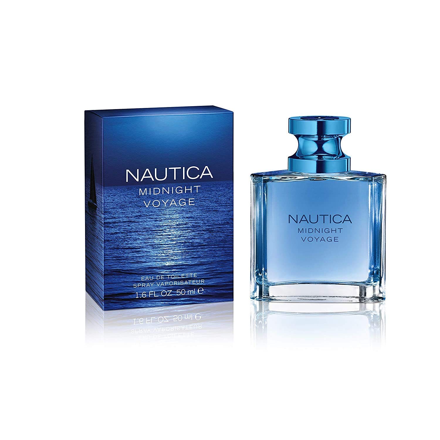 Nautica Midnight Voyage Eau de Toilette, Vegan Formula, Eau de Toilette Spray, Spicy Scent of Pink Pepper and Mesmerizing Amber, 1.6oz-0