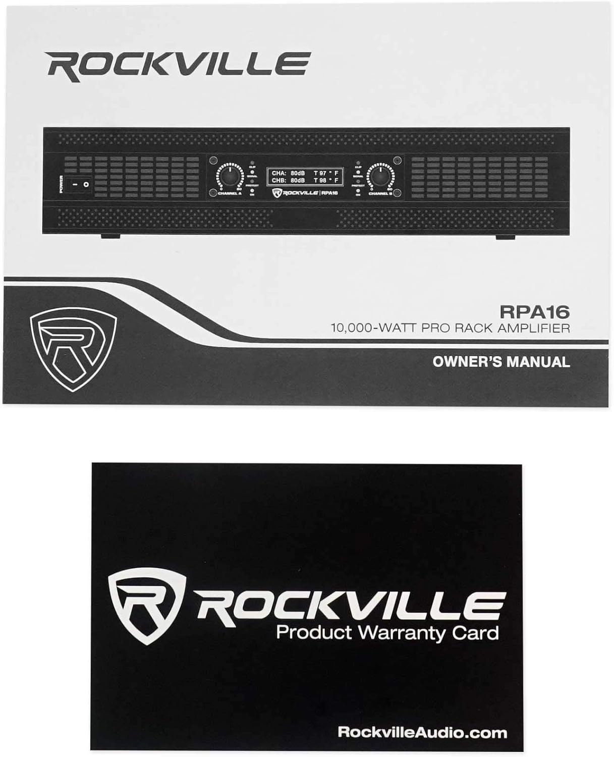 Rockville RPA14 10000W Peak / 3000W RMS 2-Channel Power Amplifier, Rack Mountable - Perfect for Live Sound, Pro Audio, DJs-5