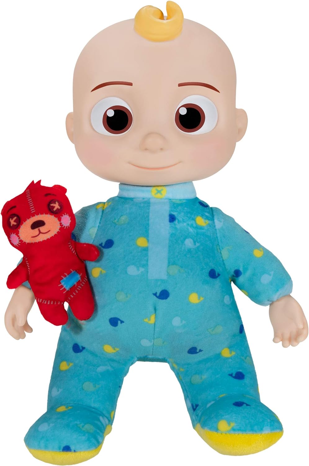 CoComelon Musical JJ Plush Doll - Press Tummy to Sing Bedtime Song Clips - Includes Feature and Small Pillow Plush Teddy Bears-0