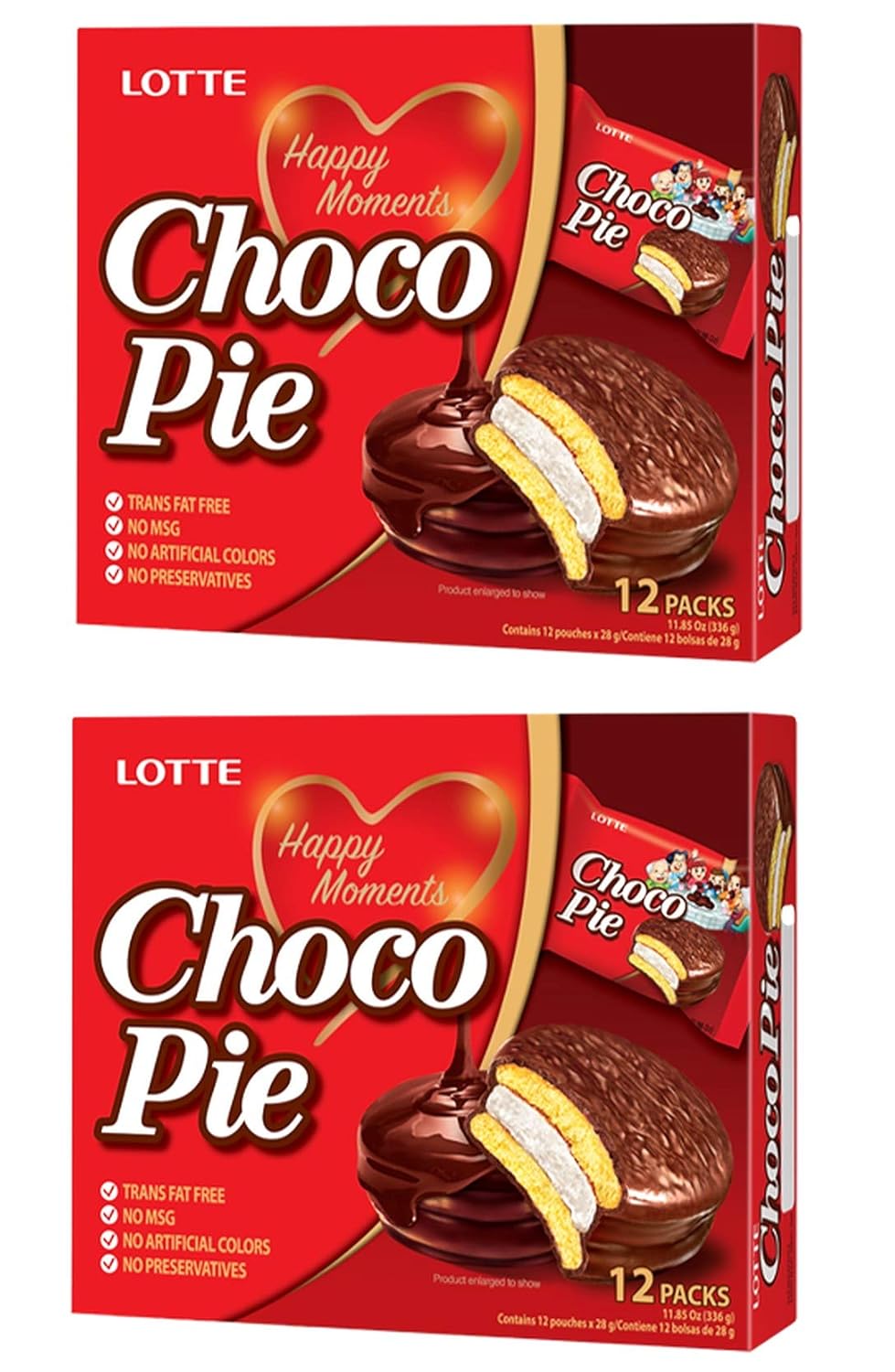 Lotte Choco Pies 2 Packs (Choco Pie)-0