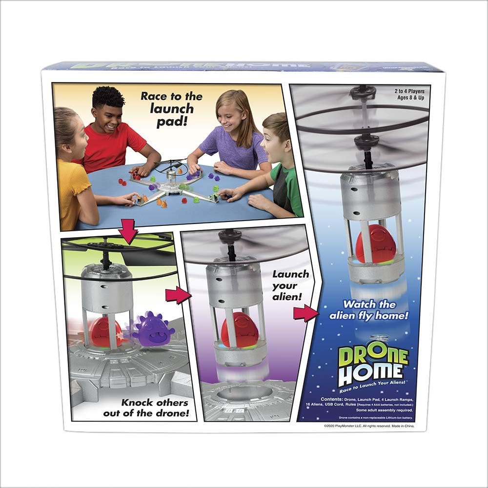 Drone Home -- First Ever Game With a Real, Flying Drone -- Great, Family Fun! -- For 2-4 Players -- Ages 8+-2