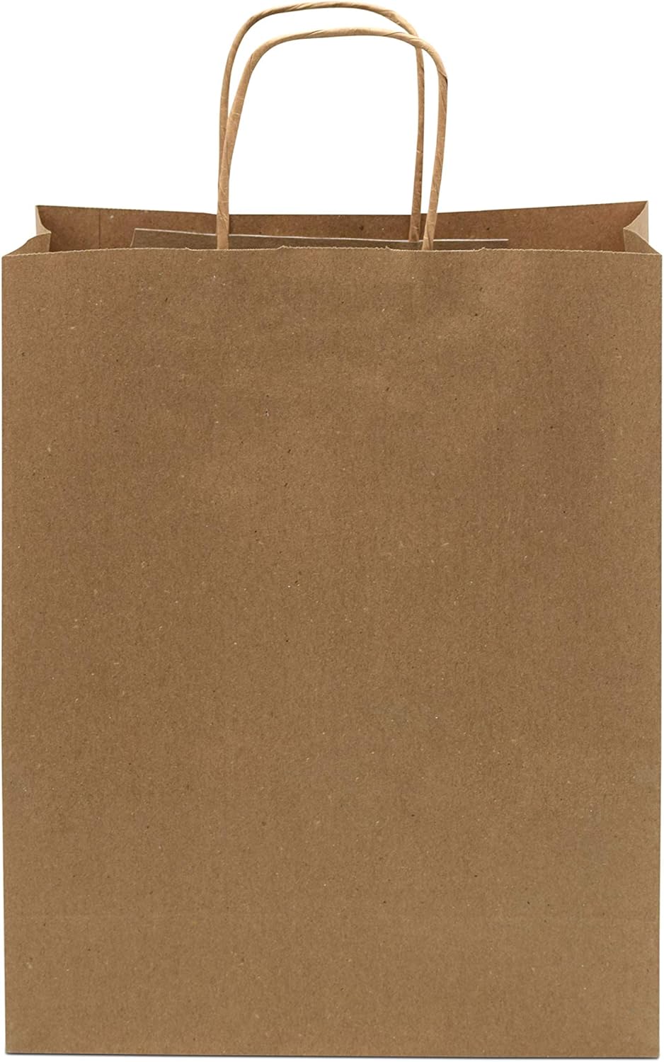 Prime Line Packaging 10x5x13 Medium 50 Pack Brown Bags with Handles, Heavy Duty Gift Bags, Bags for Small Business, Boutique, Merchandise, Party, Bulk-8