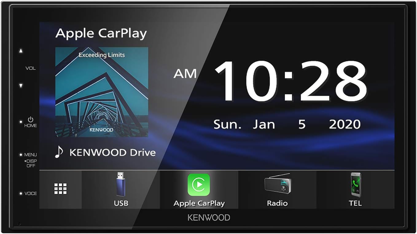 Kenwood DMX4707S 6.8" Digital Media Touchscreen Receiver w/Apple CarPlay and Android Auto-0