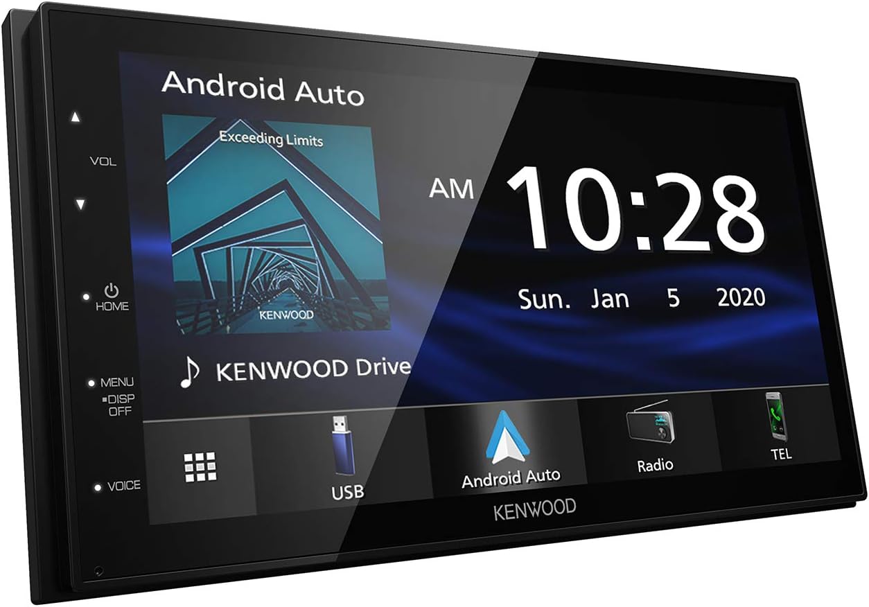 Kenwood DMX4707S 6.8" Digital Media Touchscreen Receiver w/Apple CarPlay and Android Auto-1