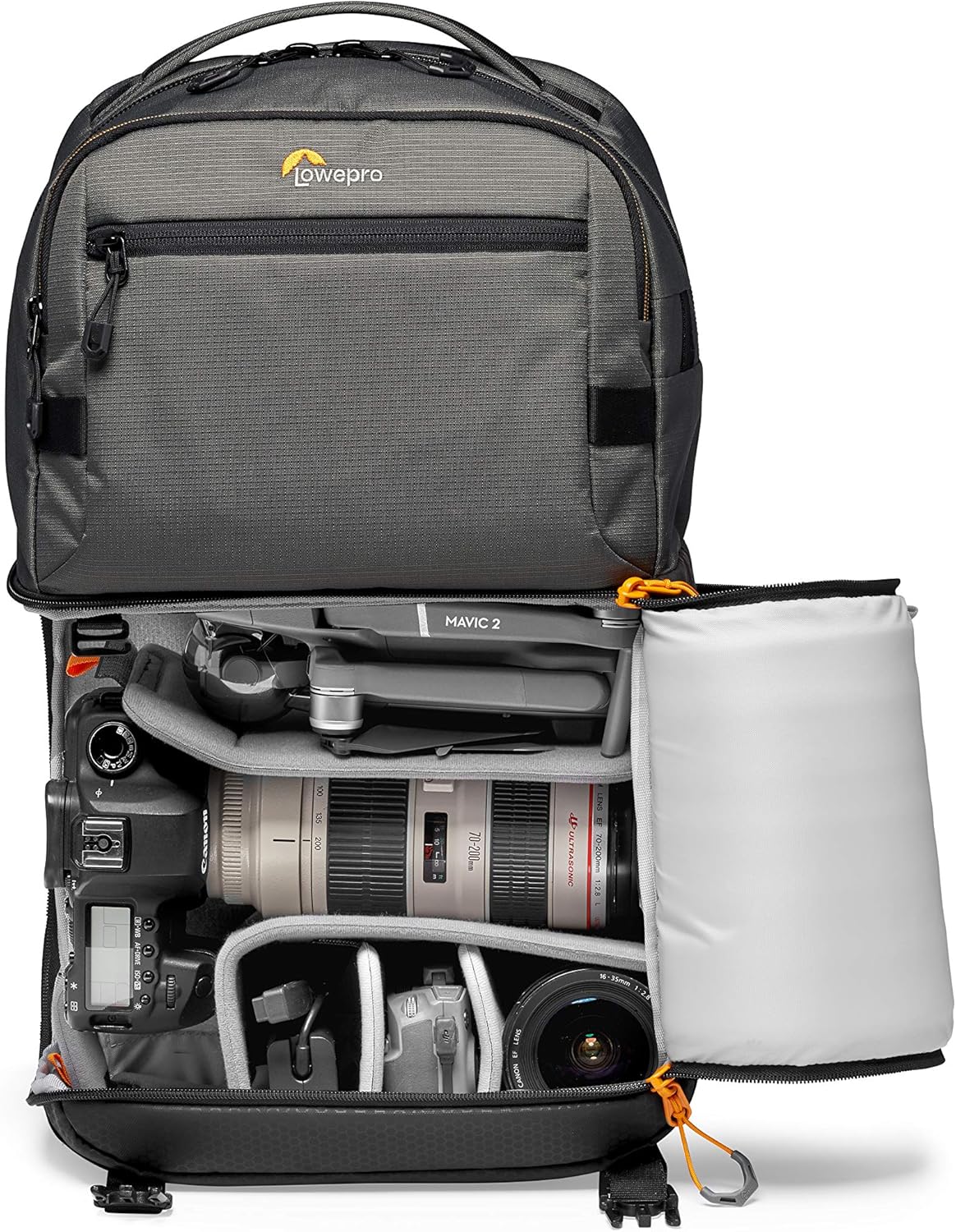 Lowepro Fastpack PRO BP 250 AW III Mirrorless and DSLR Camera Backpack, QuickDoor Access Camera Bag Insert, 15 inch Laptop Compart- Camera Bag Backpack for Mirrorless, DSLR, Nikon D850, 300D Ripstop-5