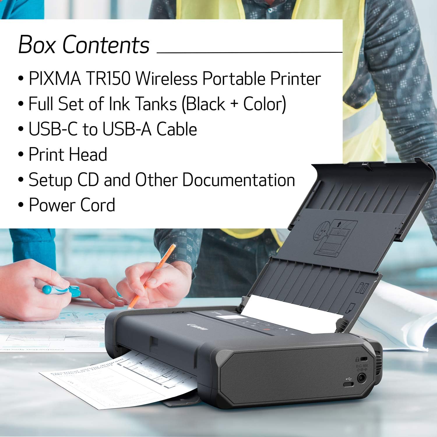 Canon PIXMA TR150 Wireless Portable Printer-10