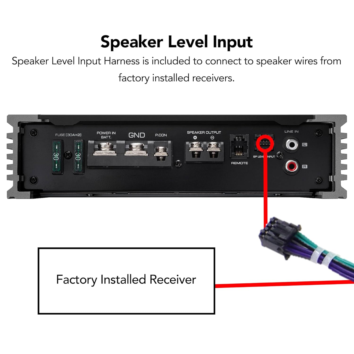 Kenwood KAC-511 Class D Digital Mono Amplifier with Variable Low-Pass Crossover - Black-4