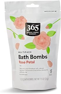 365 by Whole Foods Market, Bath Soak Rose Petal With Himalayan Salt, 5 Count