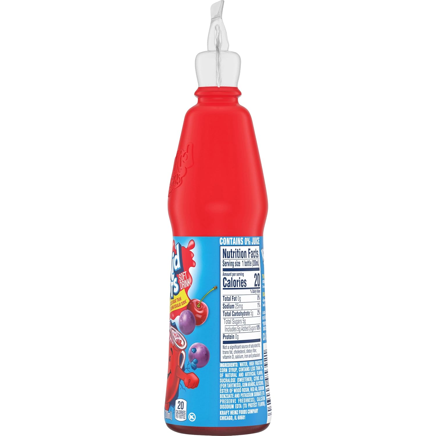 Kool-Aid Burst Soft Drink Variety Includes: Cherry, Berry Blue and Tropical Punch, 6.75 fl oz, 4 of each Flavor (Pack of 12) with By The Cup Coasters-8