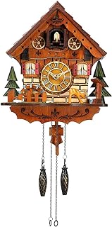 Kintrot Cuckoo Clock Handcrafted Traditional Black Forest Wood Clock Wall Decor