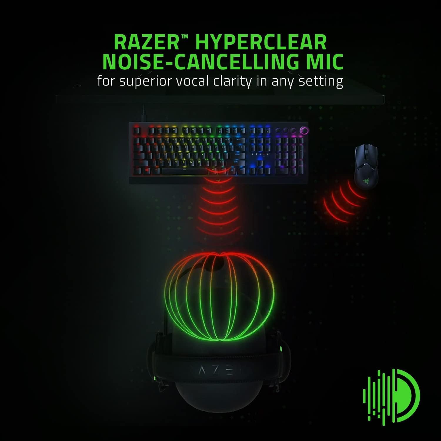 Razer BlackShark V2 X Gaming Headset: 7.1 Surround Sound - 50mm Drivers - Memory Foam Cushion - For PC, PS4, PS5, Switch - 3.5mm Audio Jack - Black-2