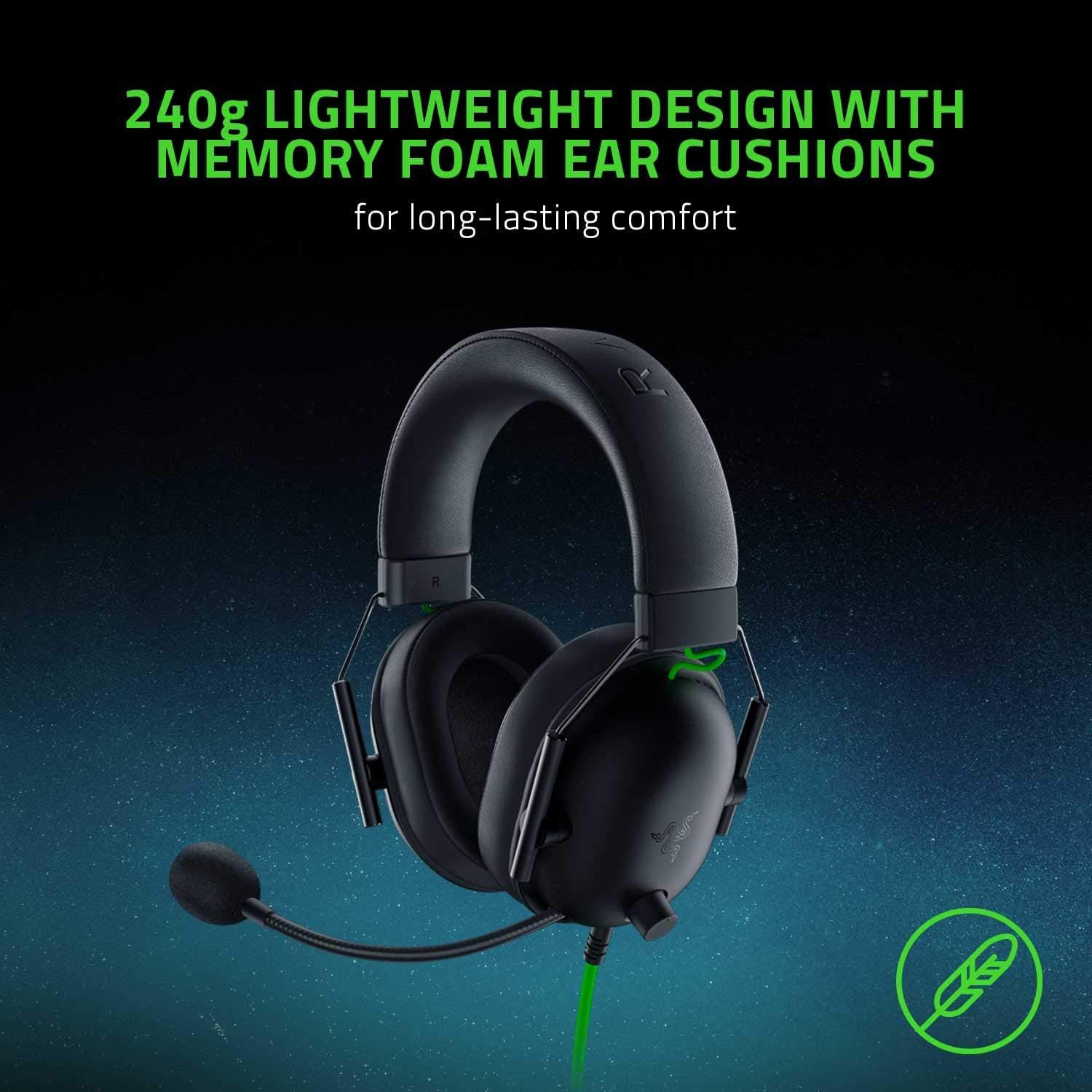 Razer BlackShark V2 X Gaming Headset: 7.1 Surround Sound - 50mm Drivers - Memory Foam Cushion - For PC, PS4, PS5, Switch - 3.5mm Audio Jack - Black-5