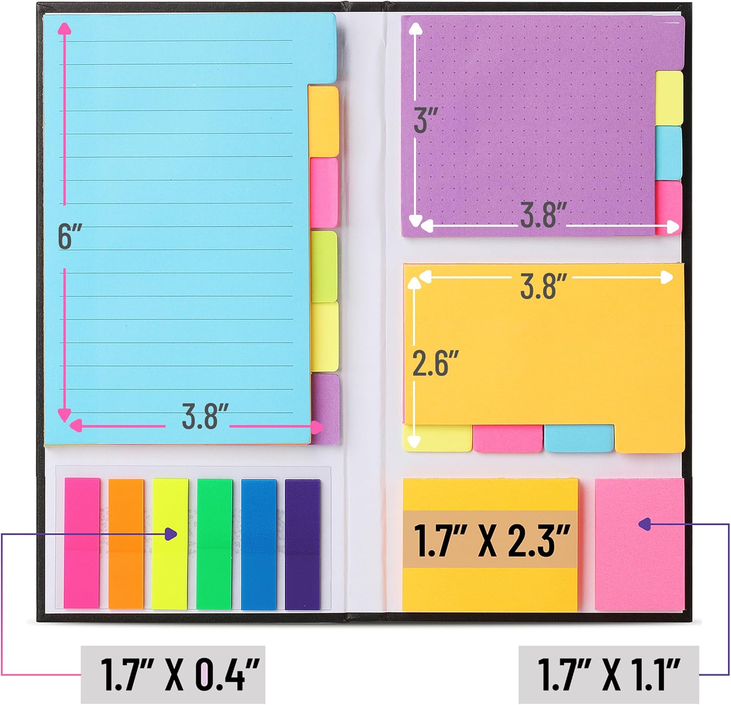 Mr. Pen- Bible Sticky Notes Set, 410 Pack, School, Office Supplies, Planner Sticky Note Dividers Tabs, Book Notes-2