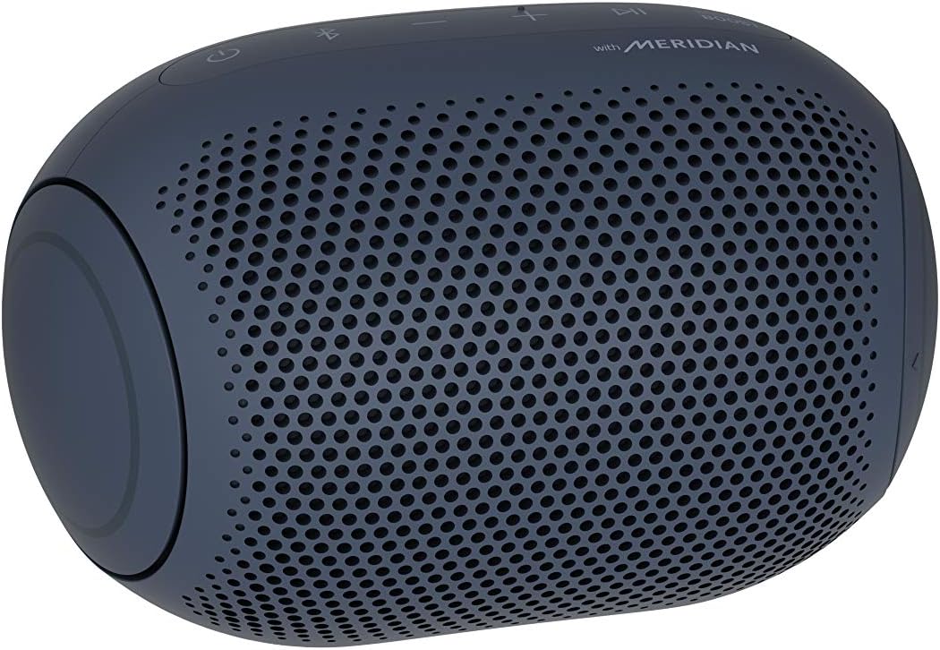 LG XBOOM Go Speaker PL2 Jellybean Portable Wireless Bluetooth, Big Bass, Sound by Meridian, Water-Resistant, Sound Boost EQ, 10 Hour Battery Life - Black-0