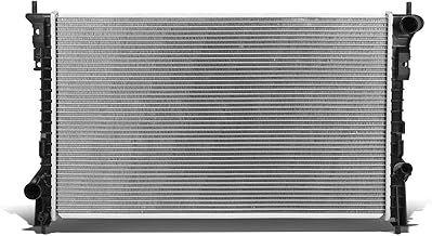 DNA Motoring OEM-RA-2937 Factory Style Direct Fit Aluminum Cooling Radiator Compatible with 09-16 Lincoln MKS / 10-12 MKT, 28-3/4" W X 17-1/2" H X 1" D, 1-1/2" Inlet / 1-1/2" Outlet