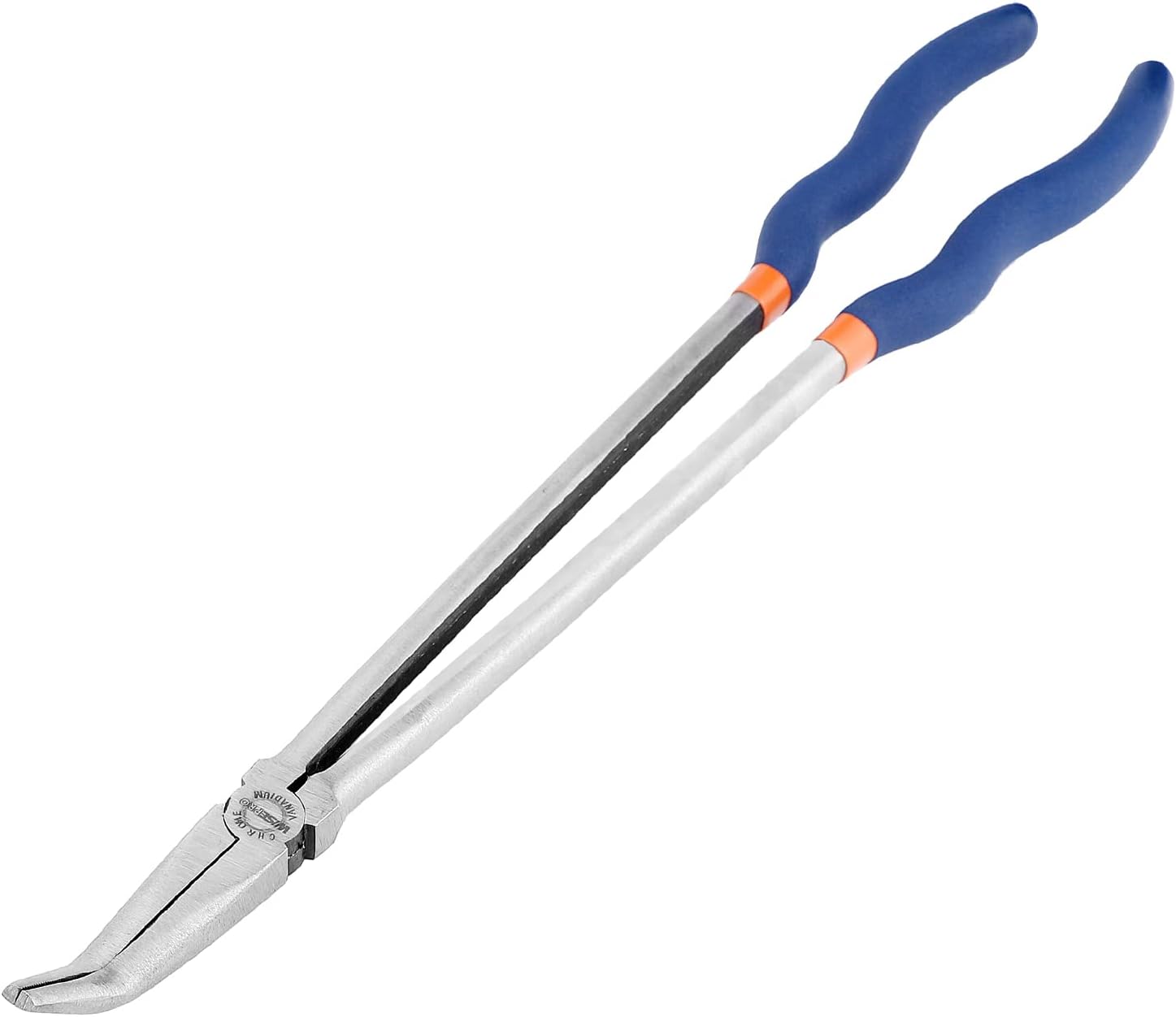 Long Reach Pliers - 16 Inches 45 Degree Angle Long Needle Nose Pliers - for Narrow Spaces and Limited Areas-0