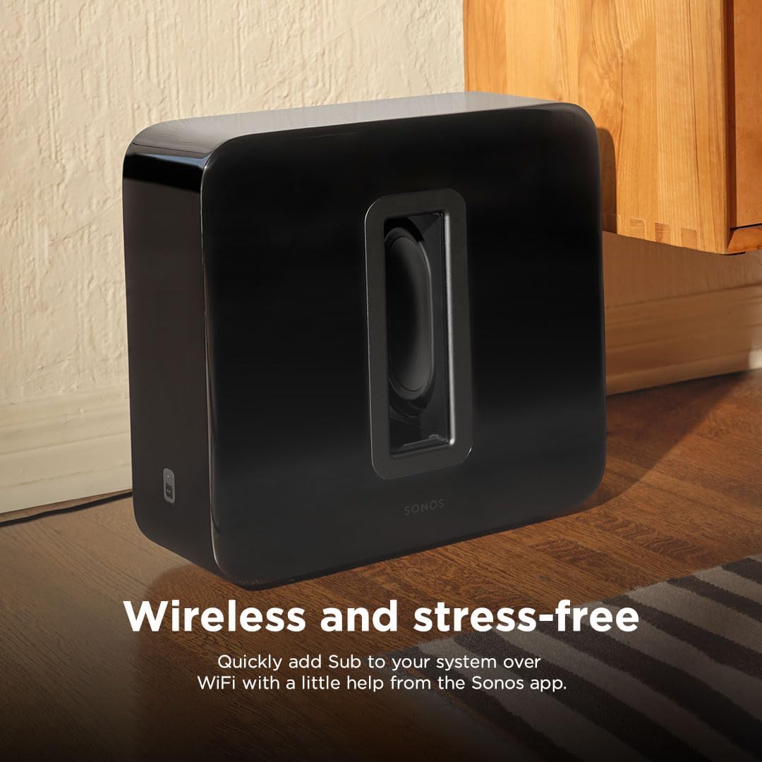 Sonos Sub - Black - Wireless Subwoofer-5