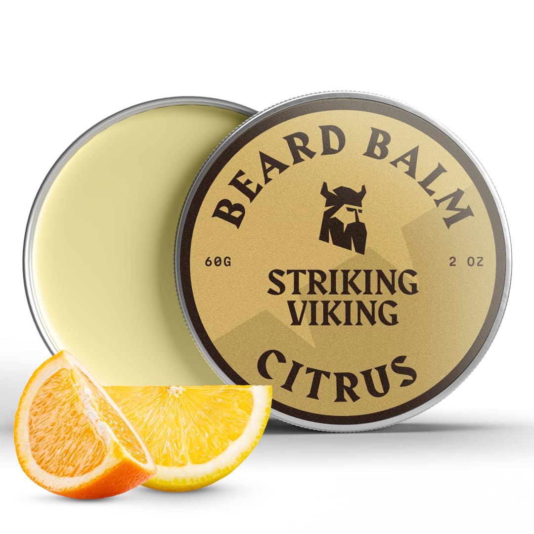 Citrus Scented Beard Balm 2 oz - 100% Natural-1